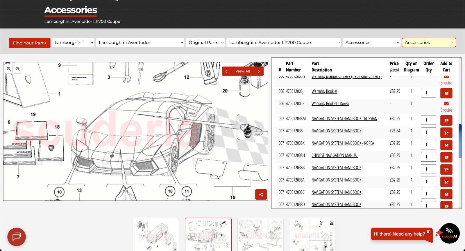 Scuderia Car Parts — 2